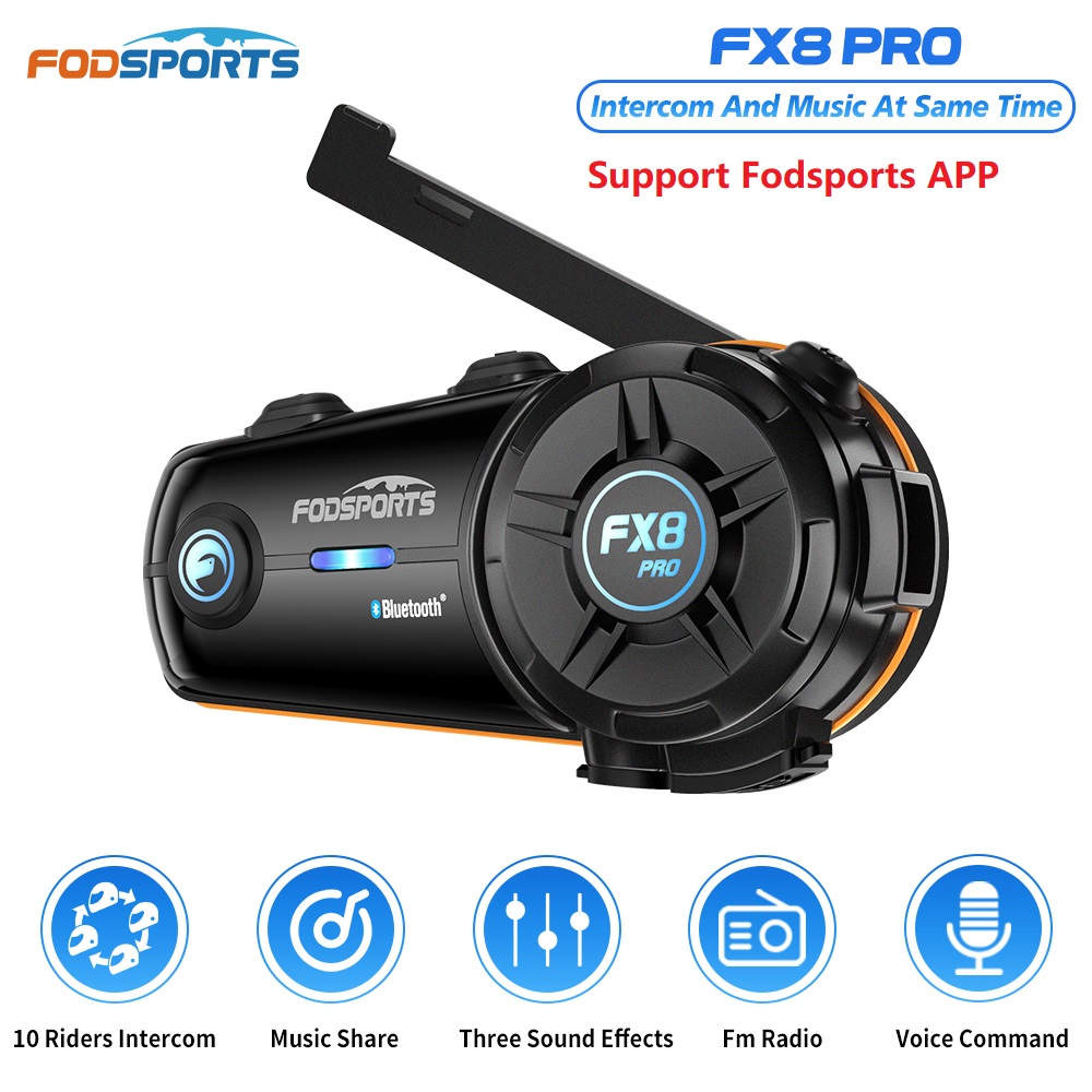 Full Face Motorcycle Helmet With Bluetooth - Fodsports Мотоцикл гарнитура, мотоцикл bluetooth шлем