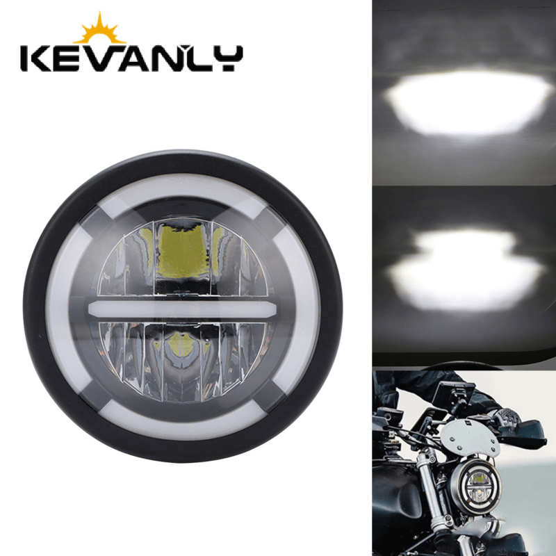 7-дюймовая светодиодная фара д – обзор и цена Universal Motorcycle Led Headlight Projector