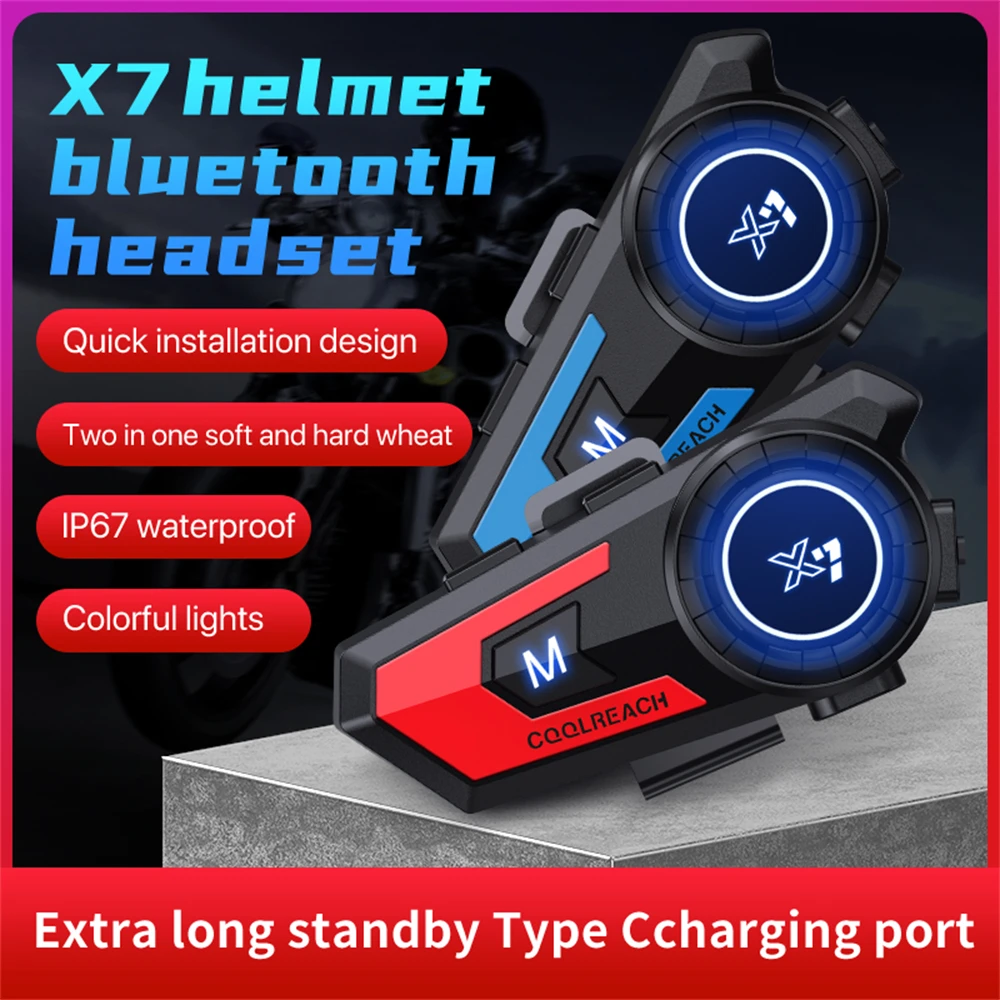 X7 гарнитура для мотоциклетног – обзор и цена Full Face Motorcycle Helmet With Bluetooth