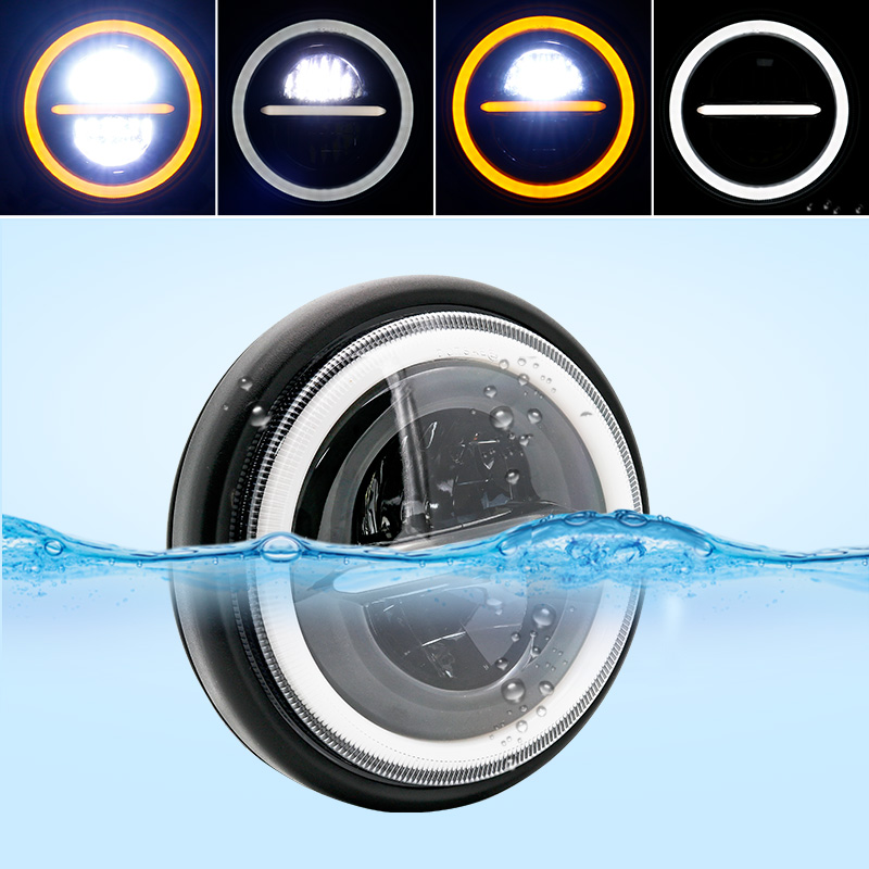 Универсальная светодиодная мот – обзор и цена Universal Motorcycle Led Headlight Projector