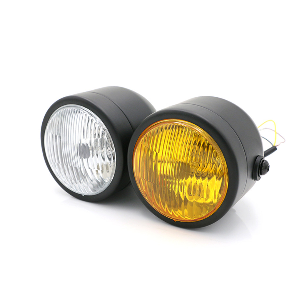 Универсальная двойная фара H4  – обзор и цена Universal Motorcycle Led Headlight Projector