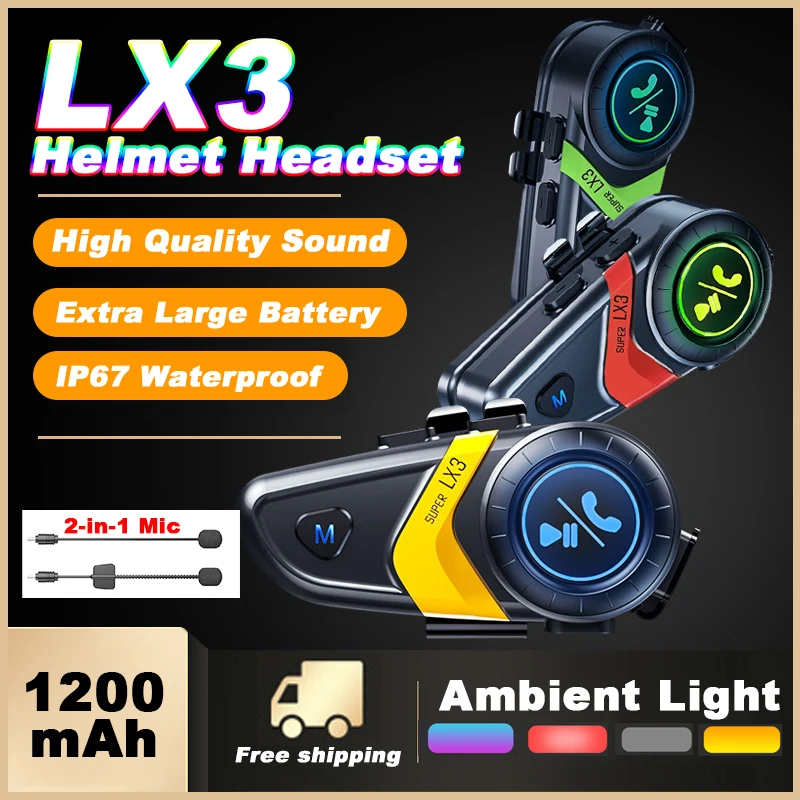 Беспроводные наушники для мото – обзор и цена Full Face Motorcycle Helmet With Bluetooth