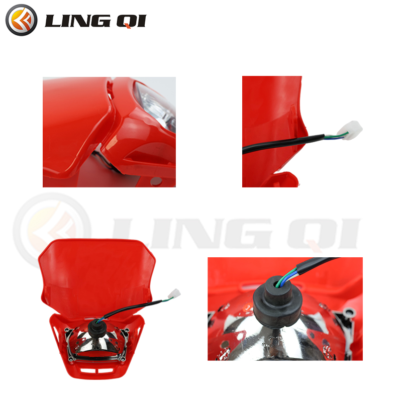LINGQI 12 В 35 Вт светодиодные – обзор и цена Universal Motorcycle Led Headlight Projector